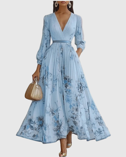 FREJA | Plisseret maxikjole