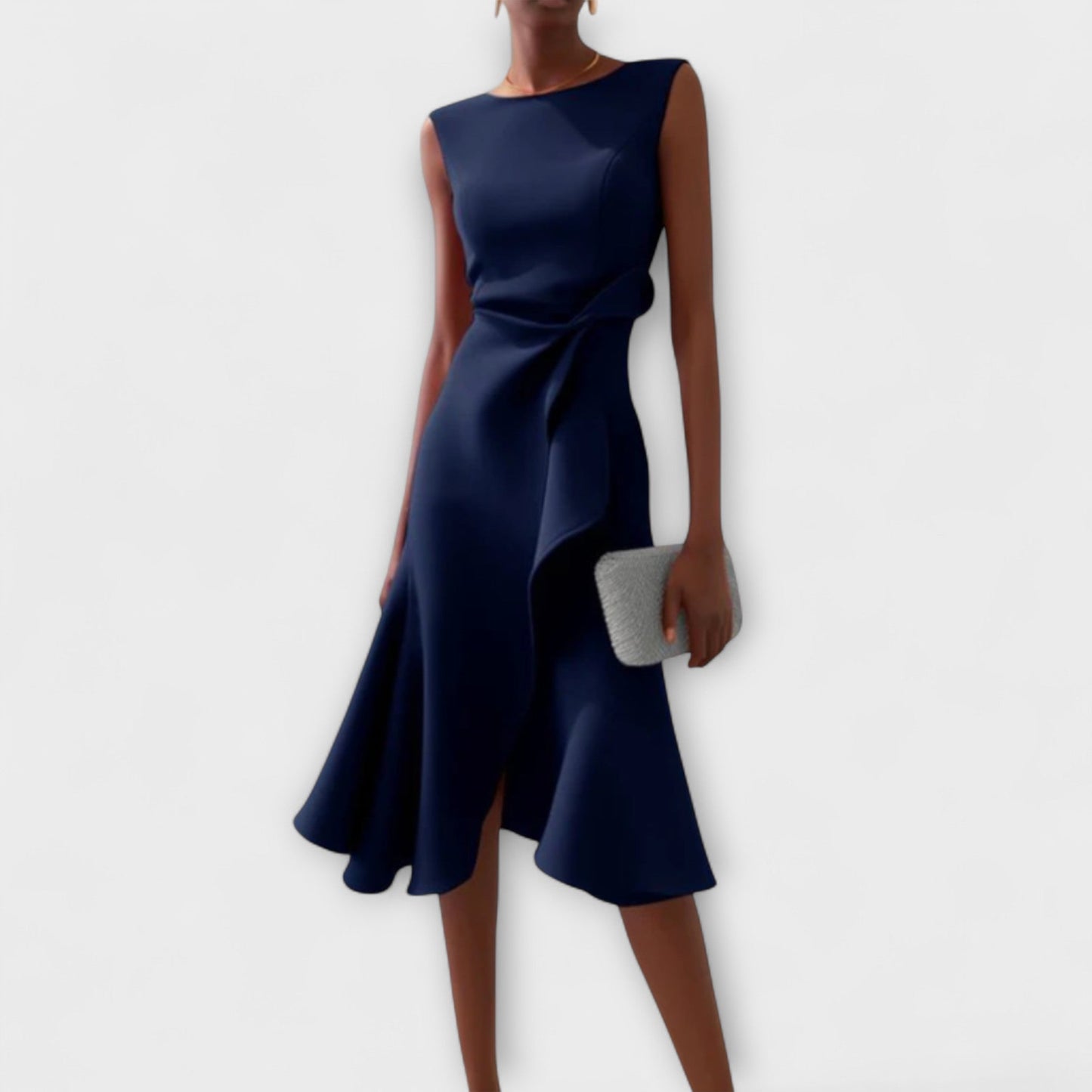 SOLVEJ | Asymmetrisk midikjole