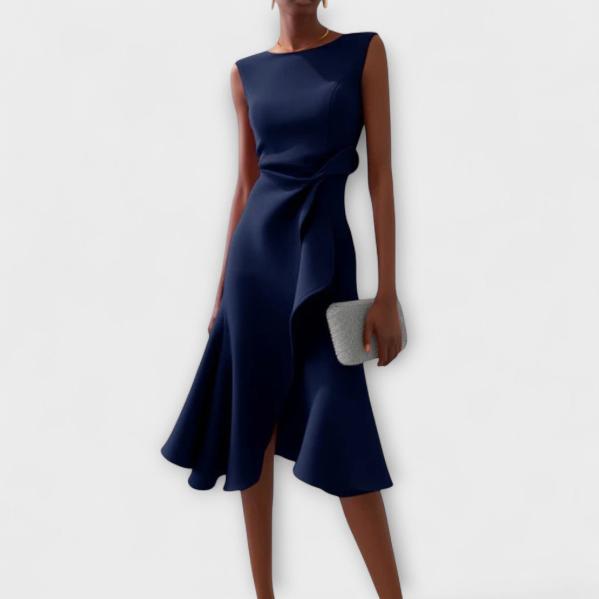 SOLVEJ | Asymmetrisk midikjole