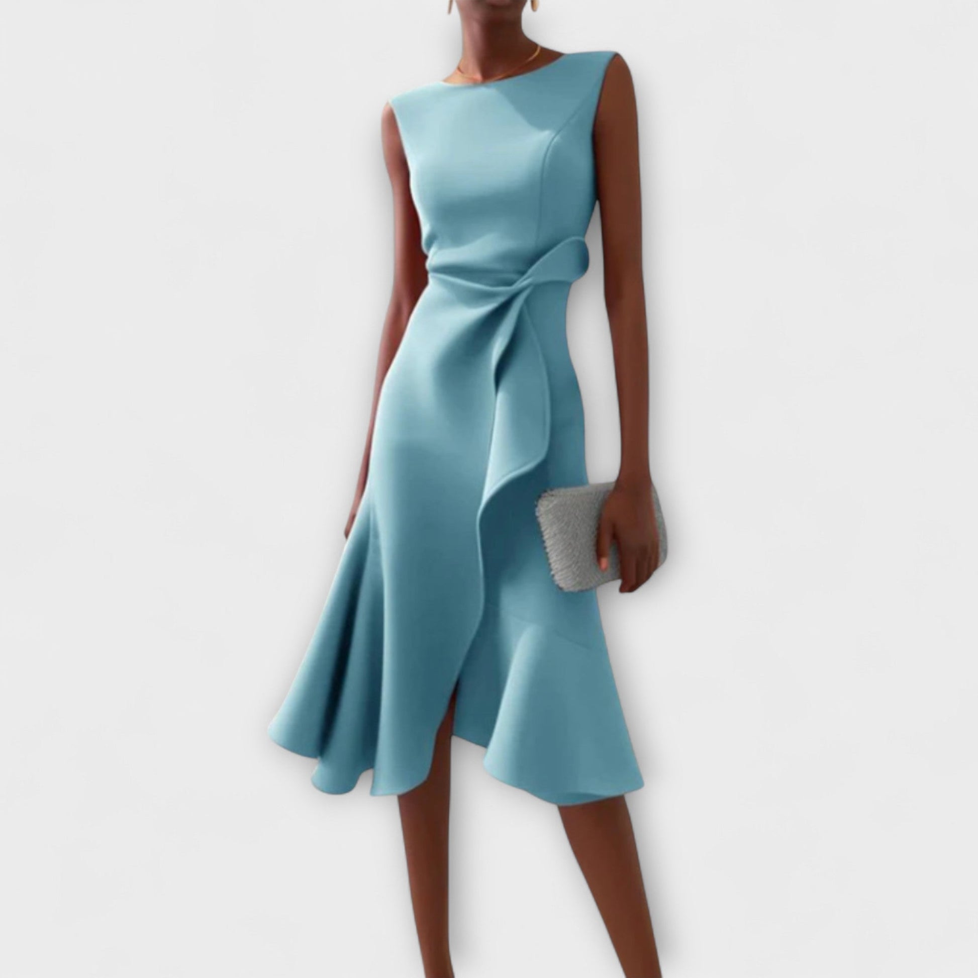 SOLVEJ | Asymmetrisk midikjole