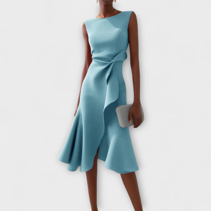 SOLVEJ | Asymmetrisk midikjole