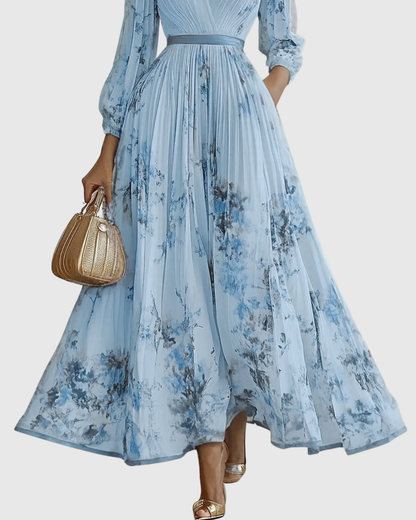 FREJA | Plisseret maxikjole