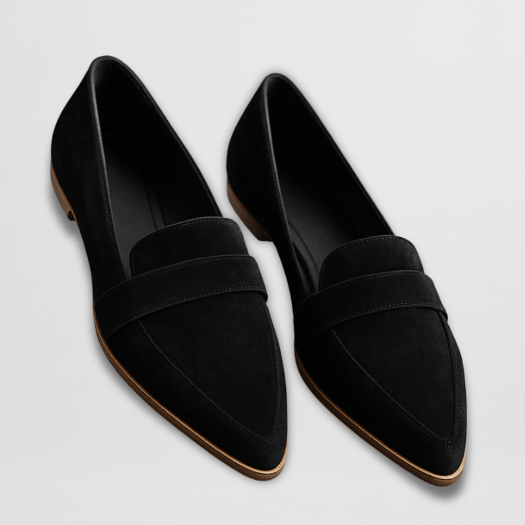 METTE | Blød ruskindsloafer