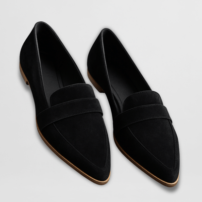 METTE | Blød ruskindsloafer