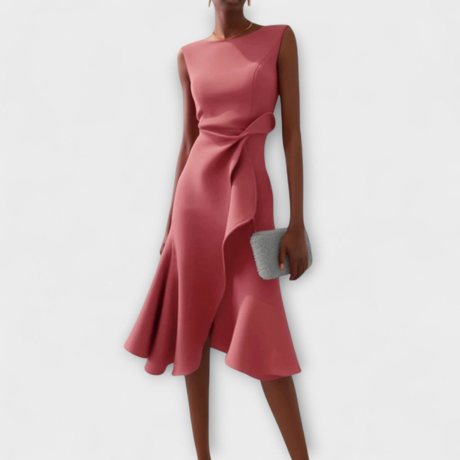 SOLVEJ | Asymmetrisk midikjole