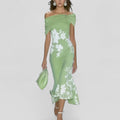 ASTRID | Midi jurk met print