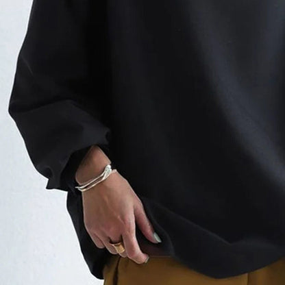 HEDDA | Blød bluse med høj hals