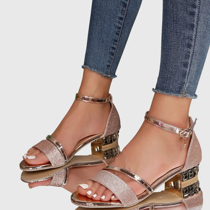 LINNEA | Sandal med hælstøtte