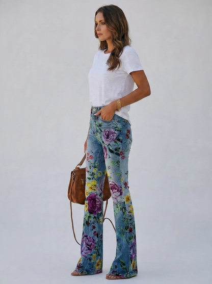 FRIDA | Broek met bloemenprint