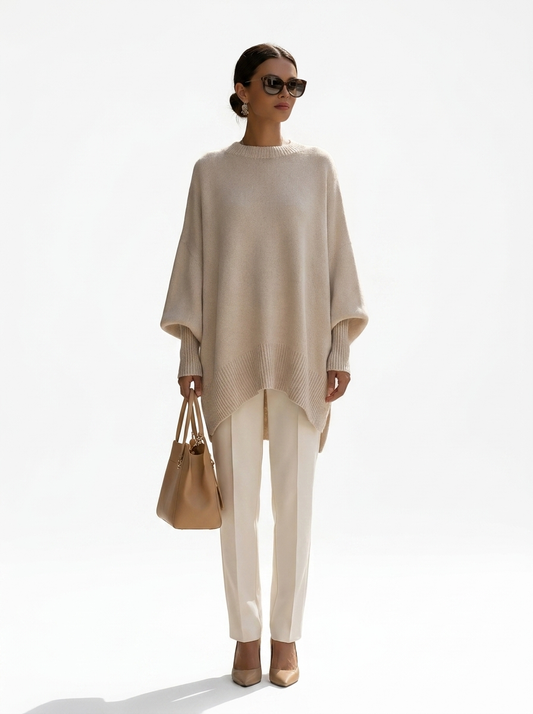 TOVE | Oversized strik i uldblanding